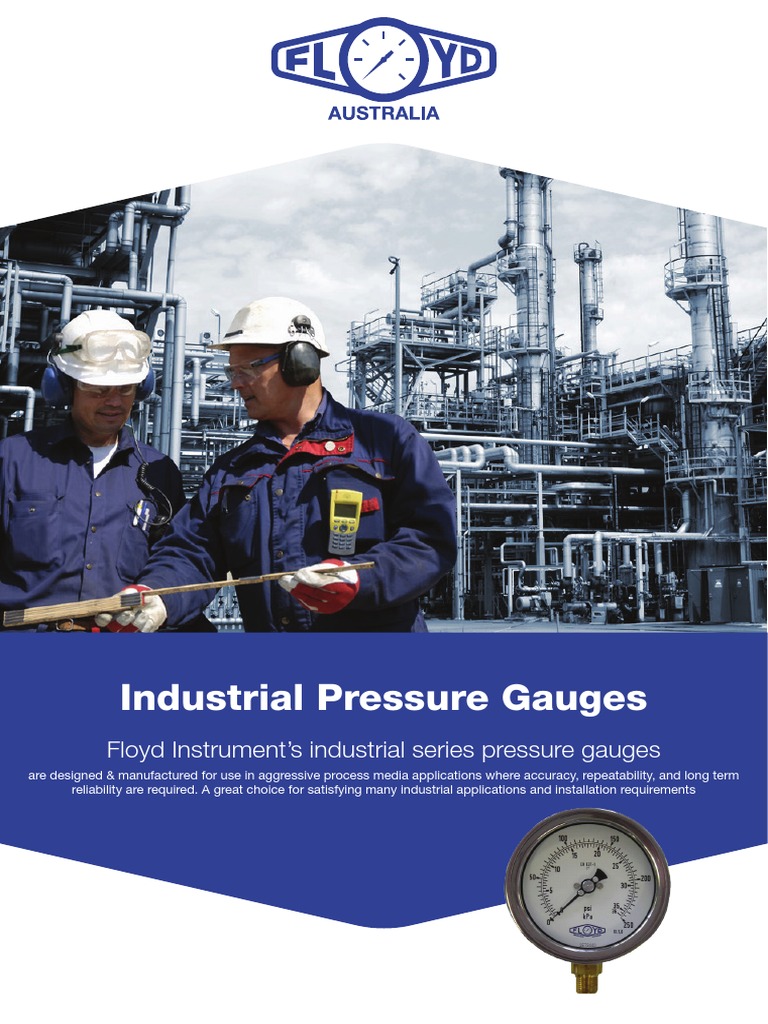 Industrial Pressure Gauges Overview | PDF | Pressure Measurement ...