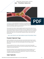 Trigliserida Tinggi - Penyebab Dan Pengobatan - Dokter Sehat