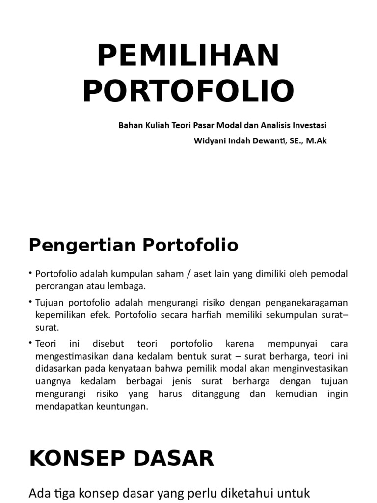 211016210918bab Pemilihan Portofolio