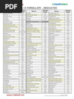 2018 Generic Formulary - Dedicated and Super Molecule Summary