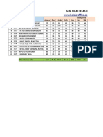 Format Cetak Raport Excel