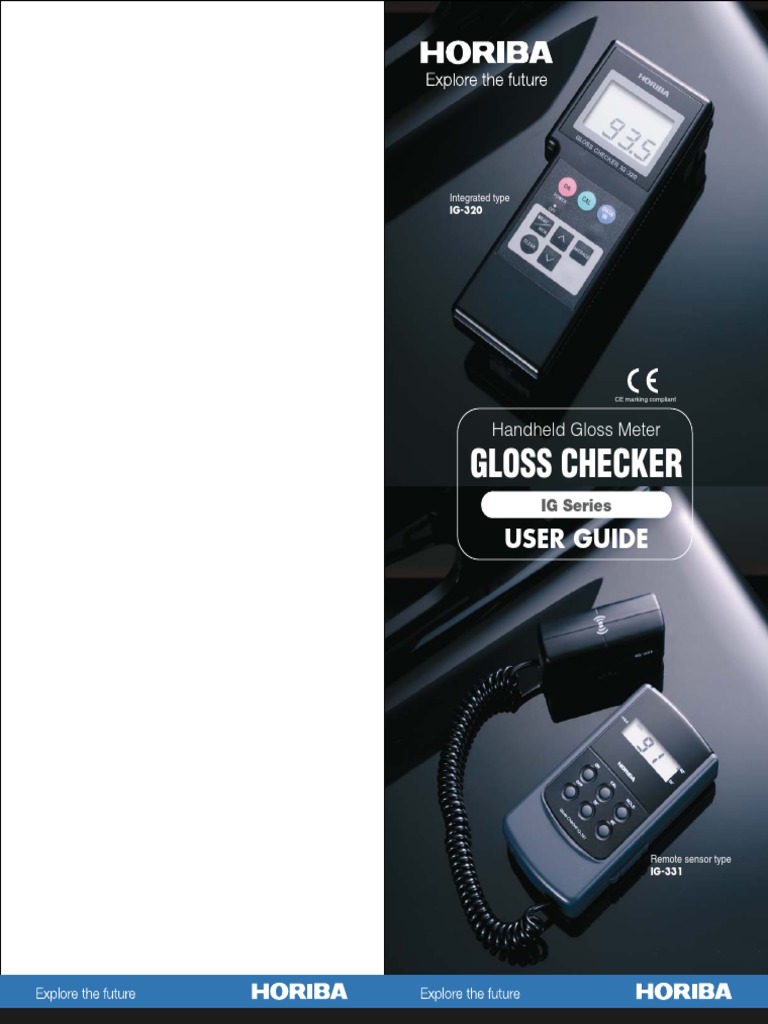 Gloss Checker: User Guide | PDF | Electromagnetic Radiation | Applied ...