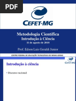 1. Aula 01 - Introdução à Ciência