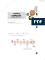Ppt - Proceso de Formalización Minera Integral y Ds 018 Una Puno1