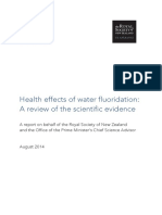 NZ Govt Report, Health-effects-Of-water-fluoridation Aug 2014