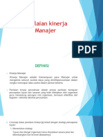 Penilaian Kinerja Manager