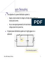 Power Supply Decoupling: The Objective of A Power Distribution System Is