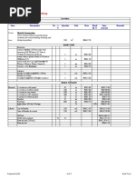 Roof Deck BOQ Specification Document | PDF | Sheet Metal | Fiberglass