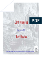 13 Earth Materials