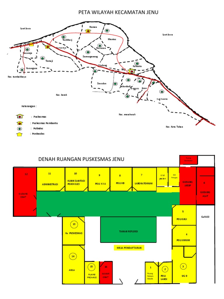 Peta Kecamatan Jenu, Tuban | PDF