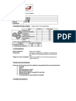 Informe de inspección de soldadura en rieles de elevador