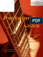 125 Pentatonic Licks by Dhaq - 2nd Edition PDF