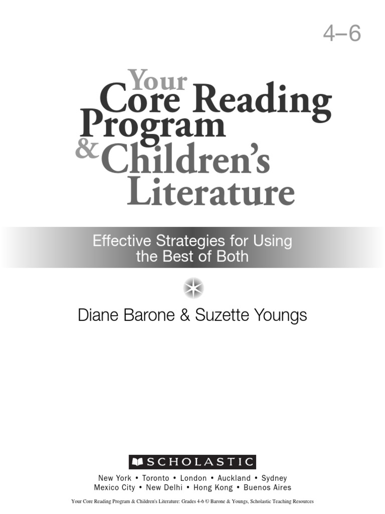 Your Core Reading Program GR 4 To 6 PDF Reading Comprehension
