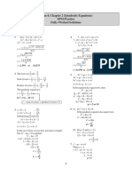 Form 4: Quadratic Equations Solved