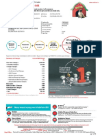 Vodafone bill details and payment options