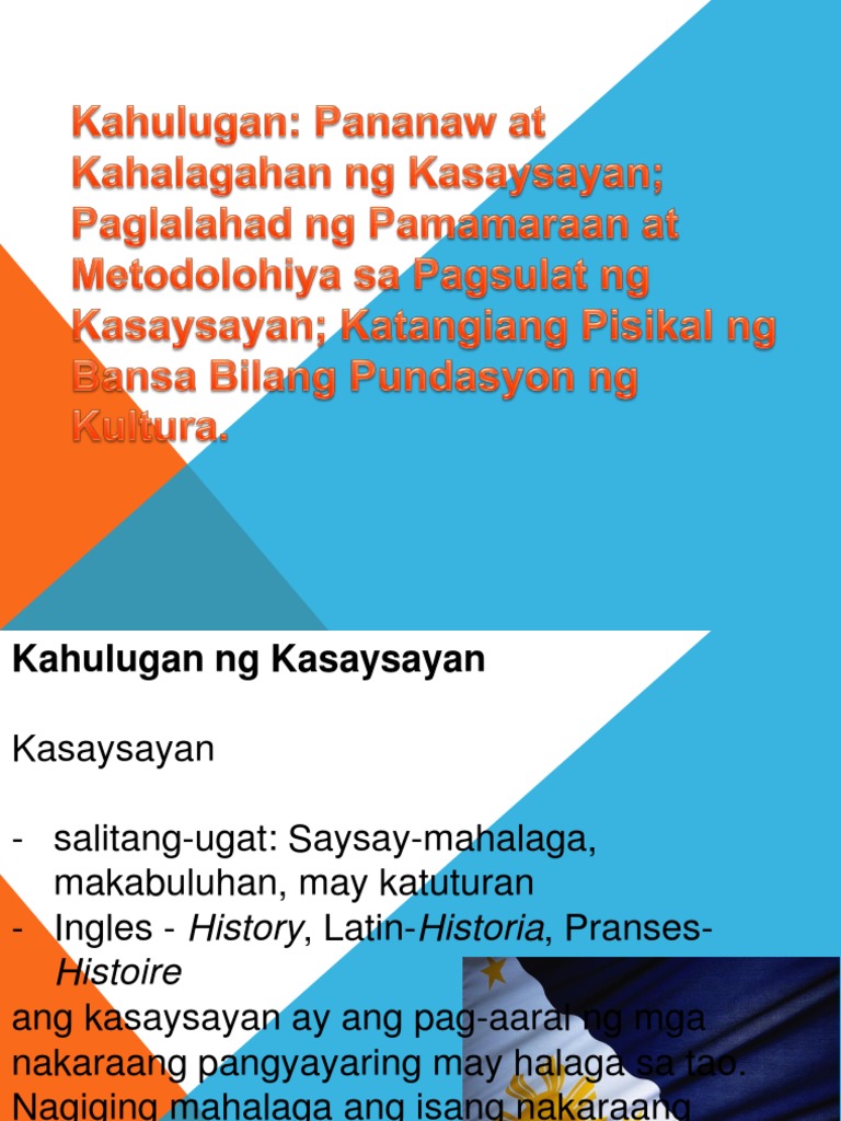 Kasaysayan Ppt