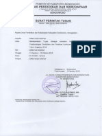 Surat Tugas Instruktur K13 SMP