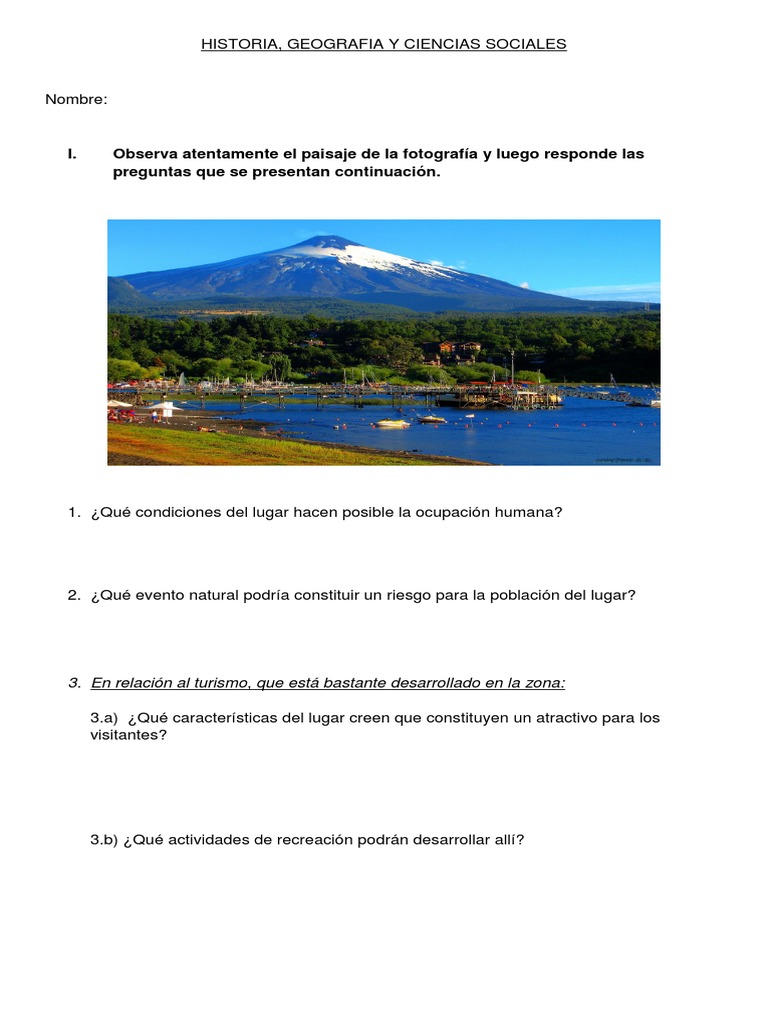 5°° y 6° - Zonas - Naturales. | PDF | Chile | Ciencias de la Tierra