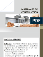 Clase Materiales de Construcción