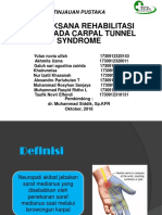 Carpal Tunnel Syndrome Rehabilitation