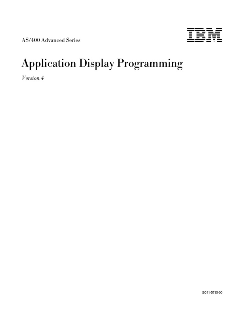 Display Rpgle | PDF | Input/Output | Menu (Computing)