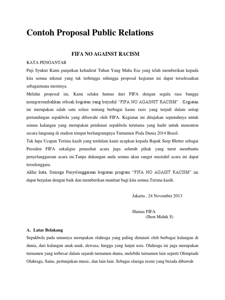 323106644 Contoh Proposal Public Relations Docx