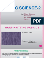 Fabric Science-2: Chiluka Saikumar Knr13ap30 FP Technology Sem-2