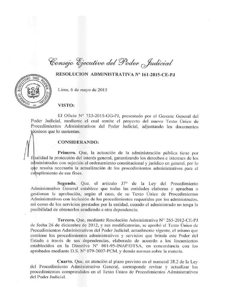 TUPA Poder Judicial PDF