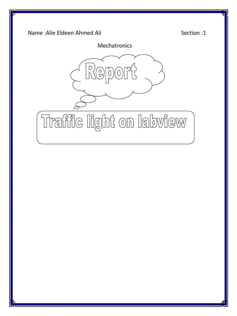 Traffic Light by Using Labview | PDF | Technology & Engineering