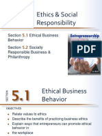 Ethical Behavior in a Business