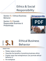 Ethical Behavior in A Business