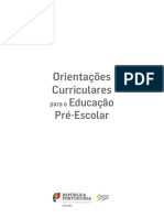 Orientações Curriculares para A Educação Pré-Escolar