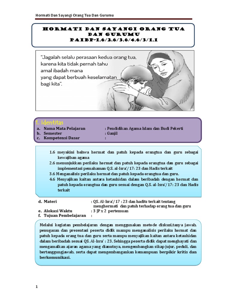 Dalil Berbuat Baik Hormat Dan Patuh Kepada Guru