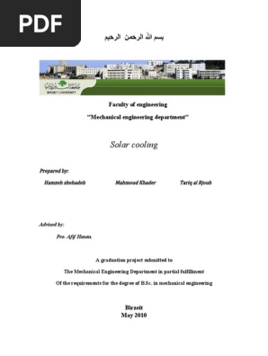 Solar Cooling Case Study Sun Heat Transfer