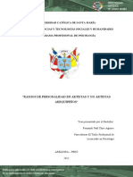 Personalidad en Musicos PDF