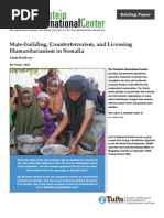 Download State-building Counterterrorism and Licensing Humanitarianism in Somalia by Feinstein International Center SN39260370 doc pdf