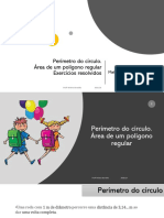 Perímetro Do Círculo, Área Polígono Regular, Exercícios Resolvidos