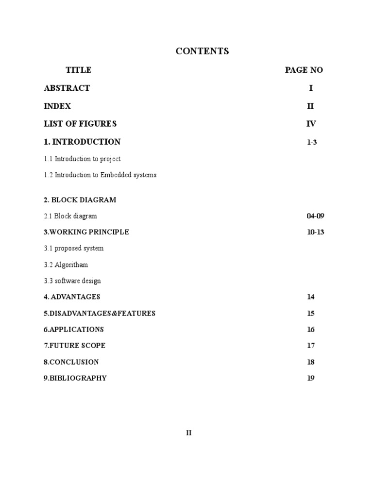Title Page No I Index II List of Figures IV: 1.1 Introduction To ...