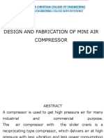 Design and Fabrication of Mini Air Compressor
