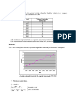 Determinarea Componentei Trend