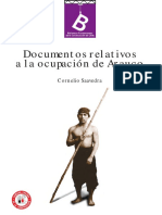 Saavedra Cornelio Documentos Relativos A La Ocupacic3b3n de Arauco PDF