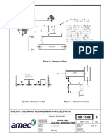 Figure 1 - Clearance To Pipes: Subject: Clearance Requirements For Cable Trays