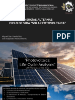 Ciclo de Vida Solar FV
