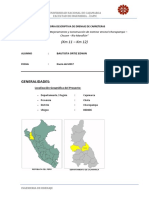 Memoria Descriptiva de Drenaje de Carreteras