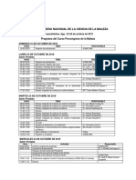 Programa Curso y Congreso SOMECIMA 2018