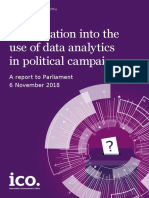 Investigation Into the Use of Data Analytics in Political Campaigns Final 20181105