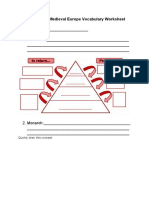 K e Medieval Feudalism Worksheet