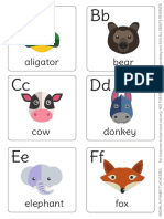 Animal Alphabet Flashcards