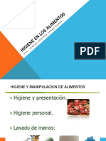 Higiene en Los Alimentos