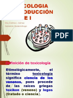 Toxicologìa Introduccion Parte I Cris